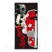 【iPhone11 Pro ケース】Betty Boop スクエア型 ガラスケース (CAR)