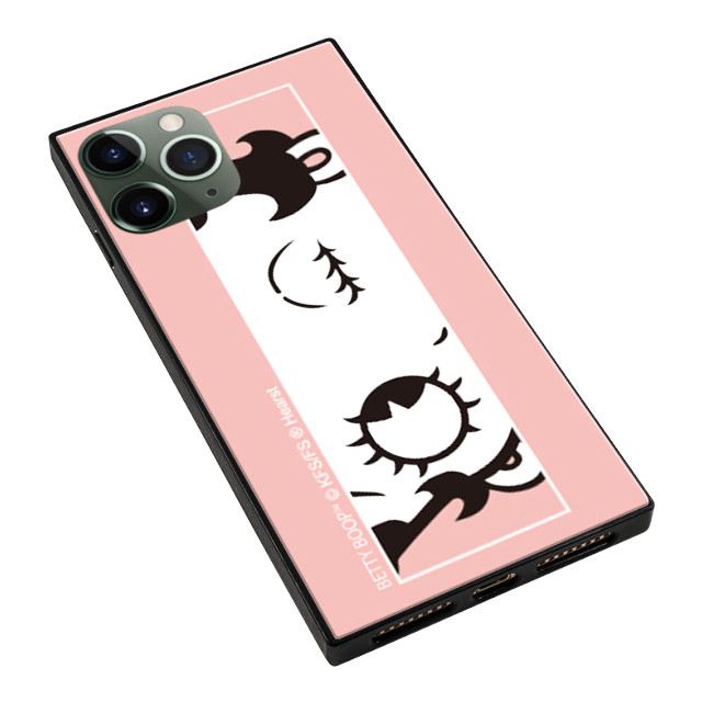 【iPhone11 Pro ケース】Betty Boop スクエア型 ガラスケース (PINK)サブ画像