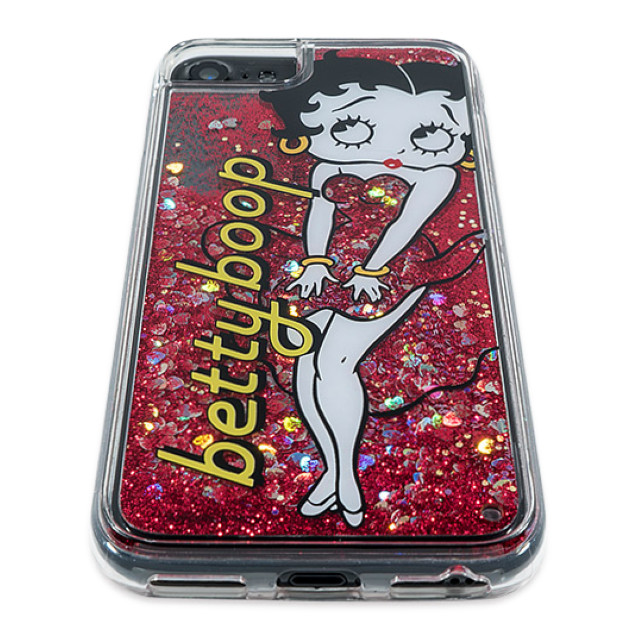 【iPhoneSE(第2世代)/8/7/6s/6 ケース】Betty Boop グリッターケース (Red Dress)サブ画像