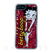【iPhoneSE(第2世代)/8/7/6s/6 ケース】Betty Boop グリッターケース (Red Dress)