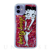 【iPhone11/XR ケース】Betty Boop グリッターケース (Red Dress)