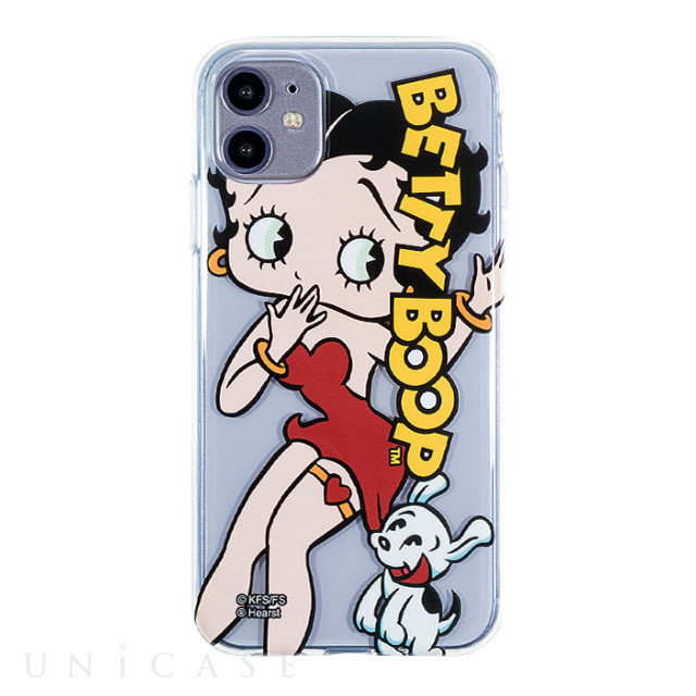 【iPhone11/XR ケース】Betty Boop クリアケース (LET’S PLAY)