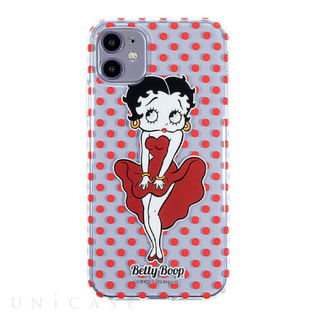 【iPhone11/XR ケース】Betty Boop クリアケース (SEXY GIRL)