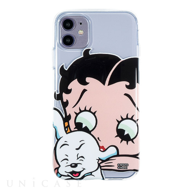 【iPhone11/XR ケース】Betty Boop クリアケース (STARING EYES)