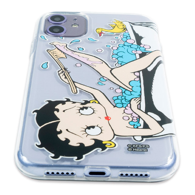 【iPhone11/XR ケース】Betty Boop クリアケース (BATH TIME)goods_nameサブ画像