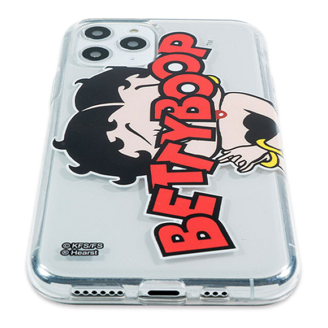 【iPhone11 Pro ケース】Betty Boop クリアケース (LOGO RED ＆ BLACK)サブ画像