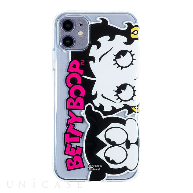 【iPhone11/XR ケース】Betty Boop クリアケース (LOOK AT ME)