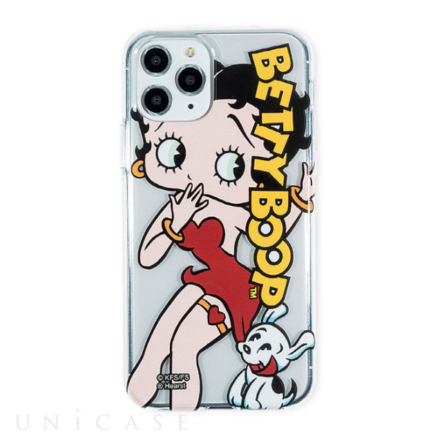 【iPhone11 Pro ケース】Betty Boop クリアケース (LET’S PLAY)