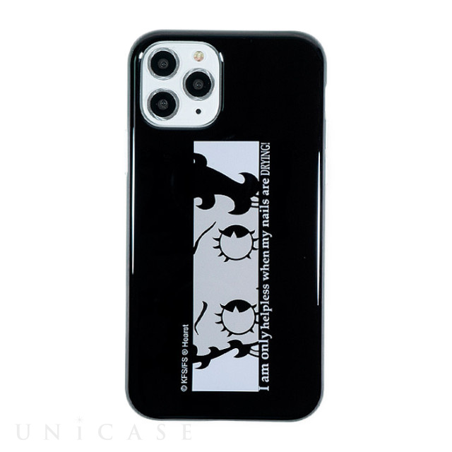 【iPhone11 Pro ケース】Betty Boop クリアケース (BLACK)