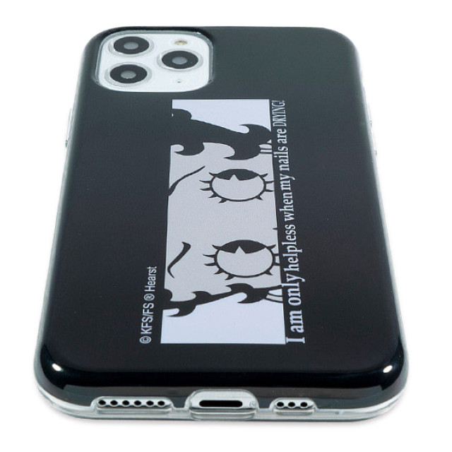 【iPhone11 Pro ケース】Betty Boop クリアケース (BLACK)goods_nameサブ画像