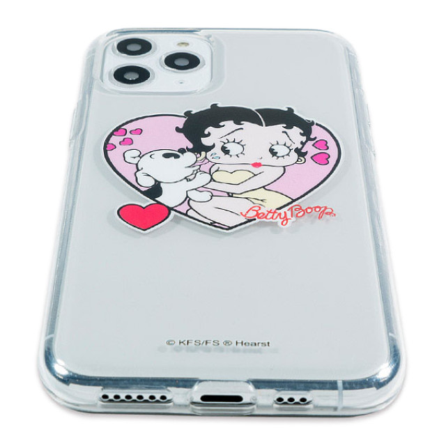 【iPhone11 Pro ケース】Betty Boop クリアケース (HEART)goods_nameサブ画像