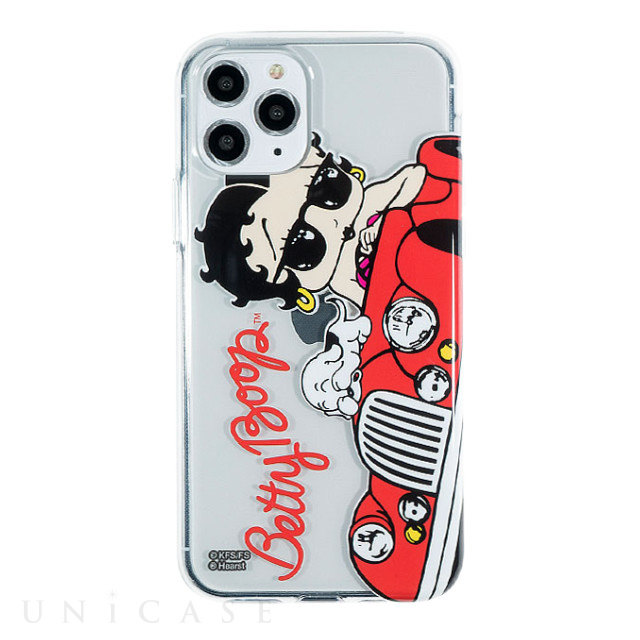 【iPhone11 Pro ケース】Betty Boop クリアケース (RIDE ON)
