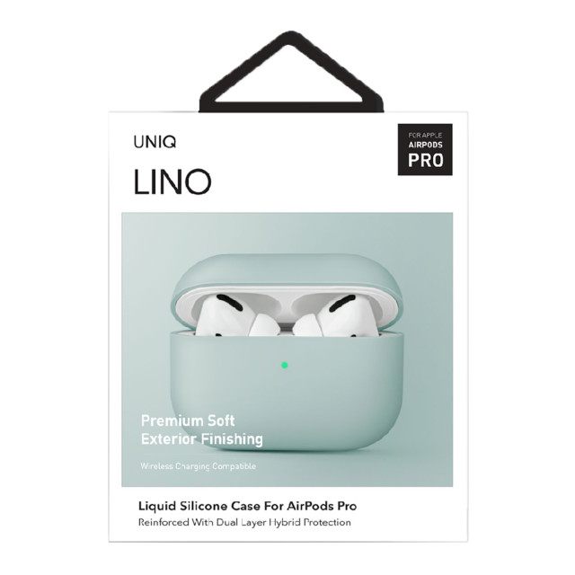 【AirPods Pro(第1世代) ケース】LINO プレミアム リキッド シリコン Airpods Pro ケース - Mint (Green)サブ画像