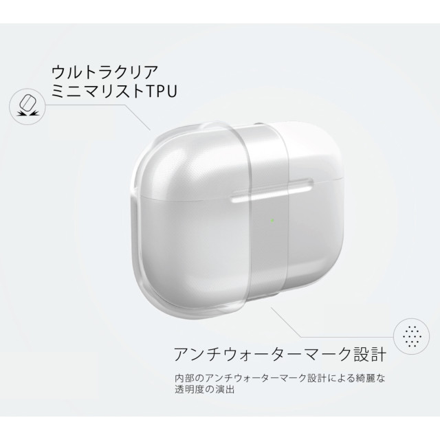 【AirPods Pro(第1世代) ケース】GLASE AirPods Pro クリア TPU ハング ソフトケース - GLOSSY CLEAR (CLEAR)goods_nameサブ画像