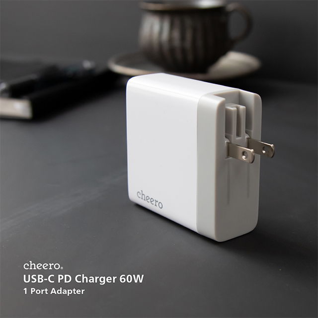 USB-C PD Charger 60W (ホワイト×シルバー)サブ画像