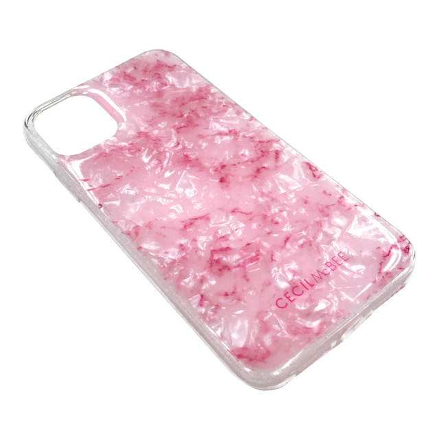 【iPhone11/XR ケース】CECIL McBEE ソフトシェルケース 大理石 (PINK)goods_nameサブ画像