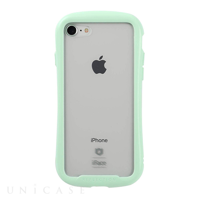 Hamee iPhone SE(第2  3世代)  8  7用 iFace REFLECTION 強化ガラスクリアケース(ブラック) 41-907108 返品種別A