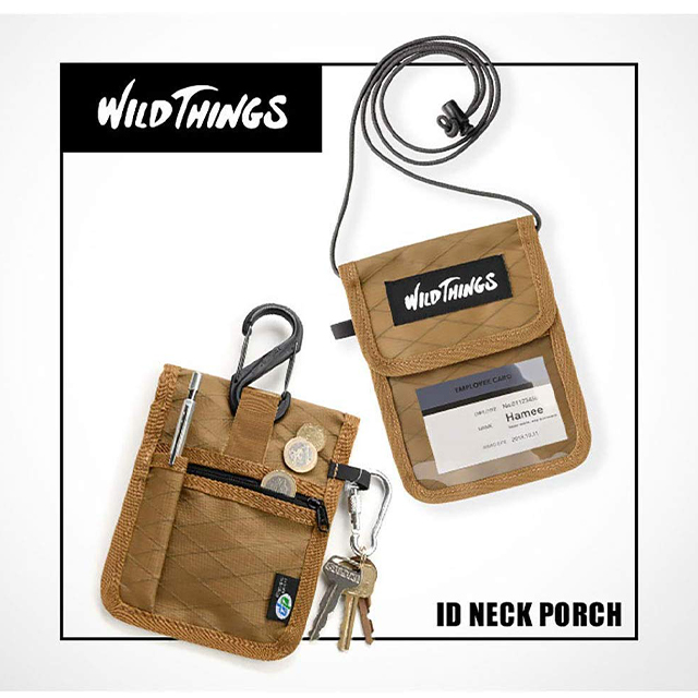 WILD THINGS X-PAC IDネックポーチ (ブラック)goods_nameサブ画像
