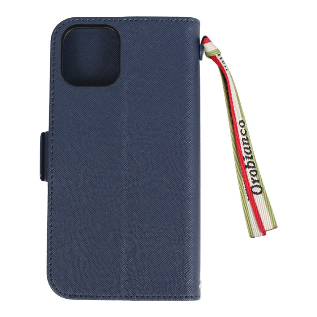 【iPhone11 Pro ケース】“サフィアーノ調” PU Leather Book Type Case (ブルー)サブ画像