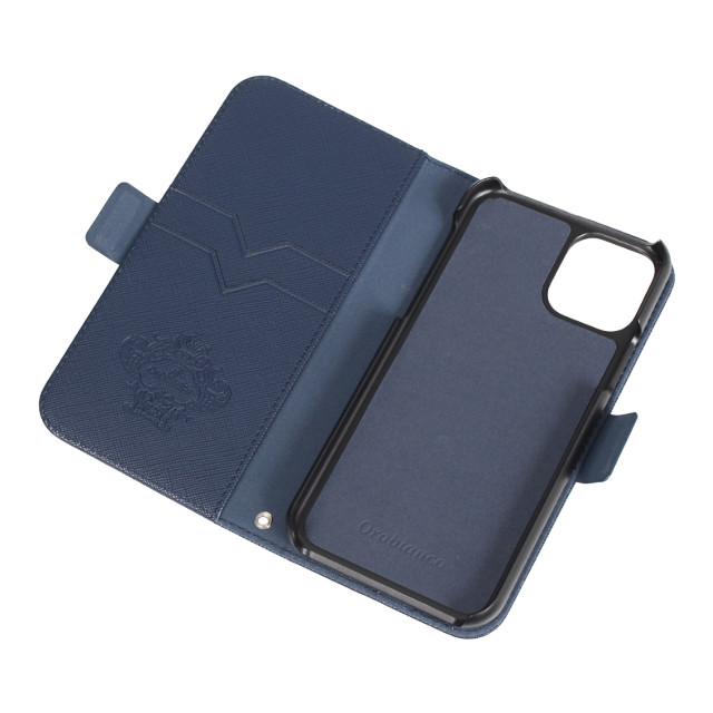 【iPhone11 Pro ケース】“サフィアーノ調” PU Leather Book Type Case (ブルー)goods_nameサブ画像