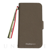 【iPhone11 Pro ケース】“サフィアーノ調” PU Leather Book Type Case (グリーン)