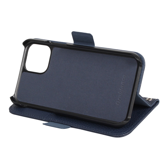 【iPhone11 Pro ケース】“シュリンク” PU Leather Book Type Case (ブルー)goods_nameサブ画像