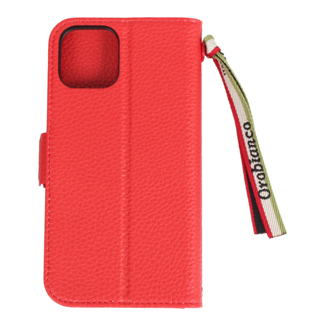 【iPhone11 Pro ケース】“シュリンク” PU Leather Book Type Case (レッド)サブ画像