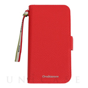 【iPhone11 ケース】“シュリンク” PU Leather Book Type Case (レッド)