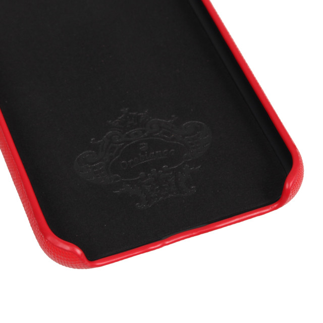 【iPhone11 Pro ケース】“サフィアーノ調” PU Leather Back Case (レッド)goods_nameサブ画像