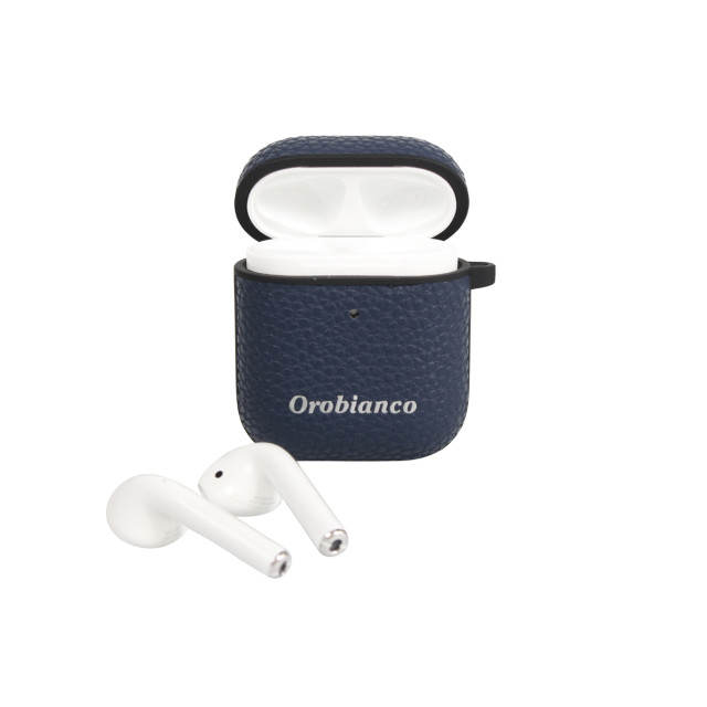 【AirPods(第2/1世代) ケース】“シュリンク” PU Leather Case (ブルー)goods_nameサブ画像