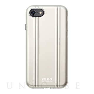 【iPhoneSE(第3/2世代)/8/7 ケース】ZERO HALLIBURTON Hybrid Shockproof Case for iPhoneSE(第2世代) (Silver)
