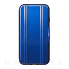 【iPhoneSE(第2世代)/8/7 ケース】ZERO HALLIBURTON Hybrid Shockproof Flip Case for iPhoneSE(第2世代) (Blue)