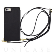 【iPhoneSE(第3/2世代)/8/7 ケース】Cross Body Case for iPhoneSE(第2世代) (black)