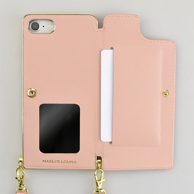 【iPhoneSE(第3/2世代)/8/7 ケース】Cross Body Case for iPhoneSE(第2世代) (pink)