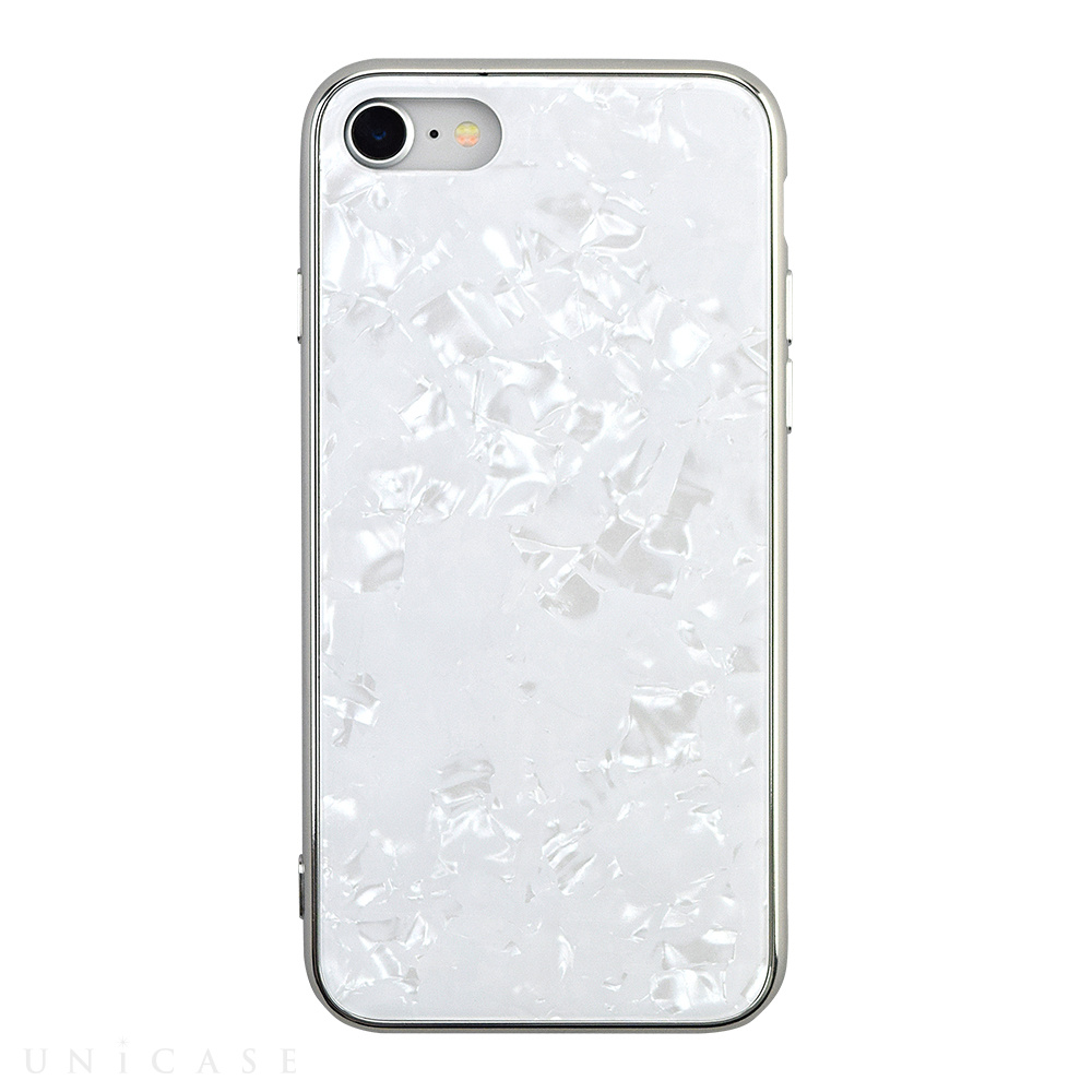 iPhoneSE(第3/2世代)/8/7 ケース】Glass Shell Case for iPhoneSE(第2世代) (white)  UNiCASE iPhoneケースは UNiCASE