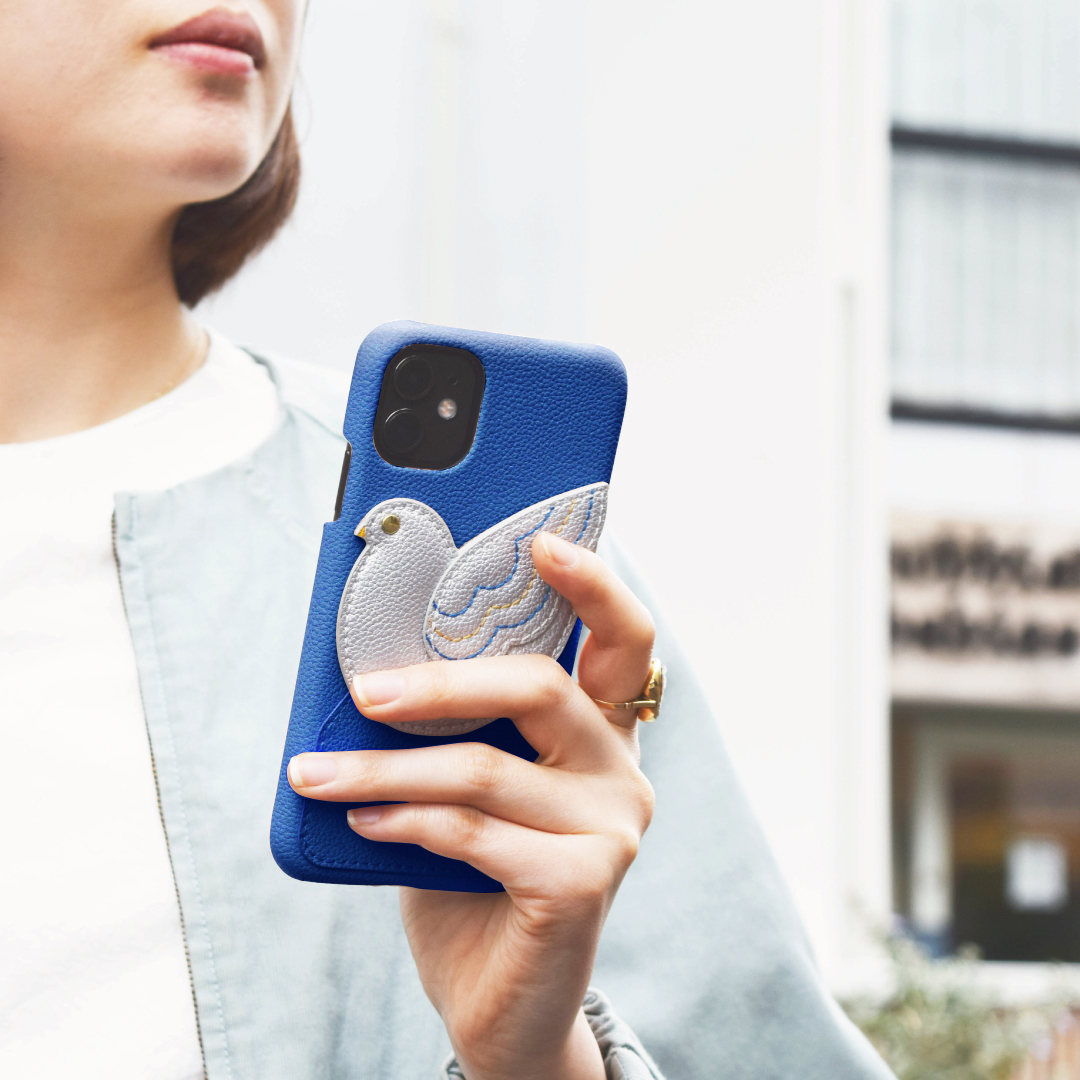 【iPhone11/XR ケース】peace of mind case for iPhone11 (blue)サブ画像