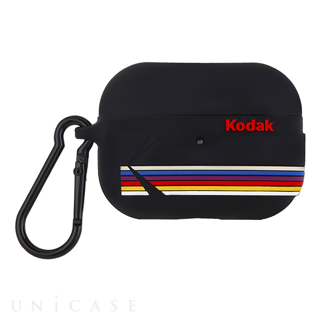 【AirPods Pro(第1世代) ケース】Case-Mate × Kodak (Matte Black + Shiny Black Logo)