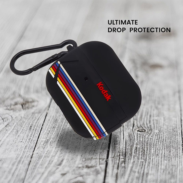 【AirPods Pro(第1世代) ケース】Case-Mate × Kodak (Matte Black + Shiny Black Logo)サブ画像