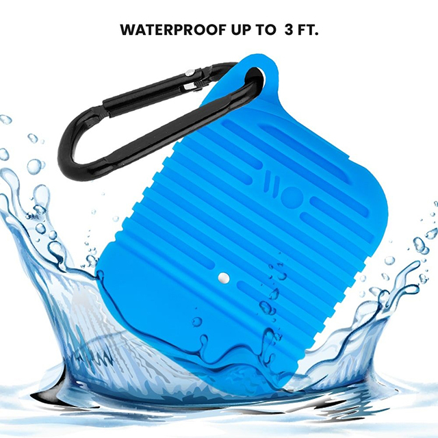【AirPods(第2/1世代) ケース】Waterproof Tough Case (Blue)サブ画像