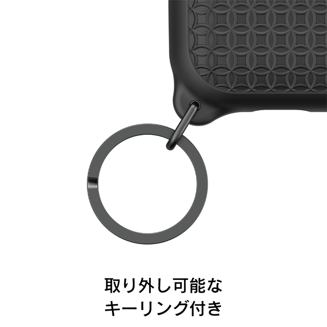 【AirPods(第2/1世代) ケース】キーリングケース (ブルー)サブ画像