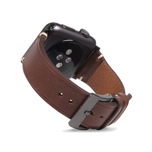 【Apple Watch バンド 41/40/38mm】Italian Buttero Leather (ブラウン) for Apple Watch SE(第2/1世代)/Series9/8/7/6/5/4/3/2/1goods_nameサブ画像