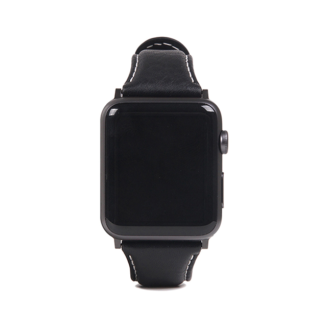 【Apple Watch バンド 41/40/38mm】Italian Minerva Box Leather (ブラック) for Apple Watch SE(第2/1世代)/Series9/8/7/6/5/4/3/2/1goods_nameサブ画像