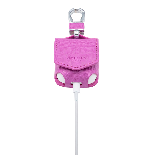 【AirPods(第2/1世代) ケース】“EURO Passione” PU Leather Case (Pink)goods_nameサブ画像