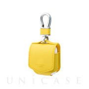 【AirPods(第2/1世代) ケース】“EURO Passione” PU Leather Case (Lemon)