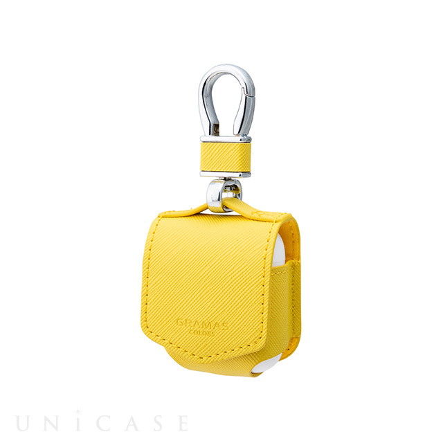 【AirPods(第2/1世代) ケース】“EURO Passione” PU Leather Case (Lemon)