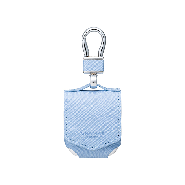 【AirPods(第2/1世代) ケース】“EURO Passione” PU Leather Case (Light Blue)サブ画像