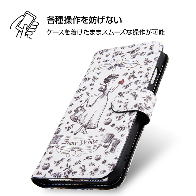 Iphonese 第2世代 8 7 6s 6 ケース ディズニーキャラクター 手帳型アートケース マグネット 白雪姫 14 イングレム Iphoneケースは Unicase