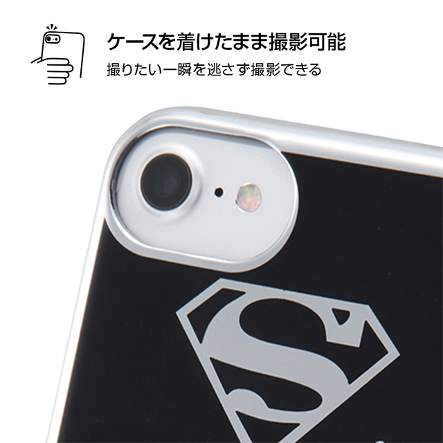 【iPhoneSE(第3/2世代)/8/7/6s/6 ケース】スーパーマン/TPUソフトケース メタリック (スーパーマン)サブ画像
