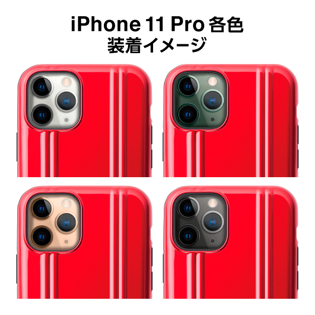 【アウトレット】【iPhone11 Pro ケース】ZERO HALLIBURTON Hybrid Shockproof Flip case for iPhone11 Pro (Red)サブ画像