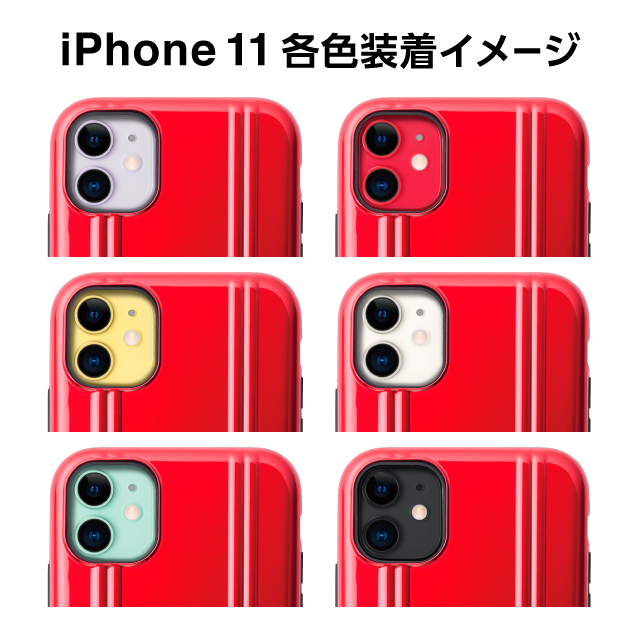 【アウトレット】【iPhone11/XR ケース】ZERO HALLIBURTON Hybrid Shockproof case for iPhone11 (Red)サブ画像